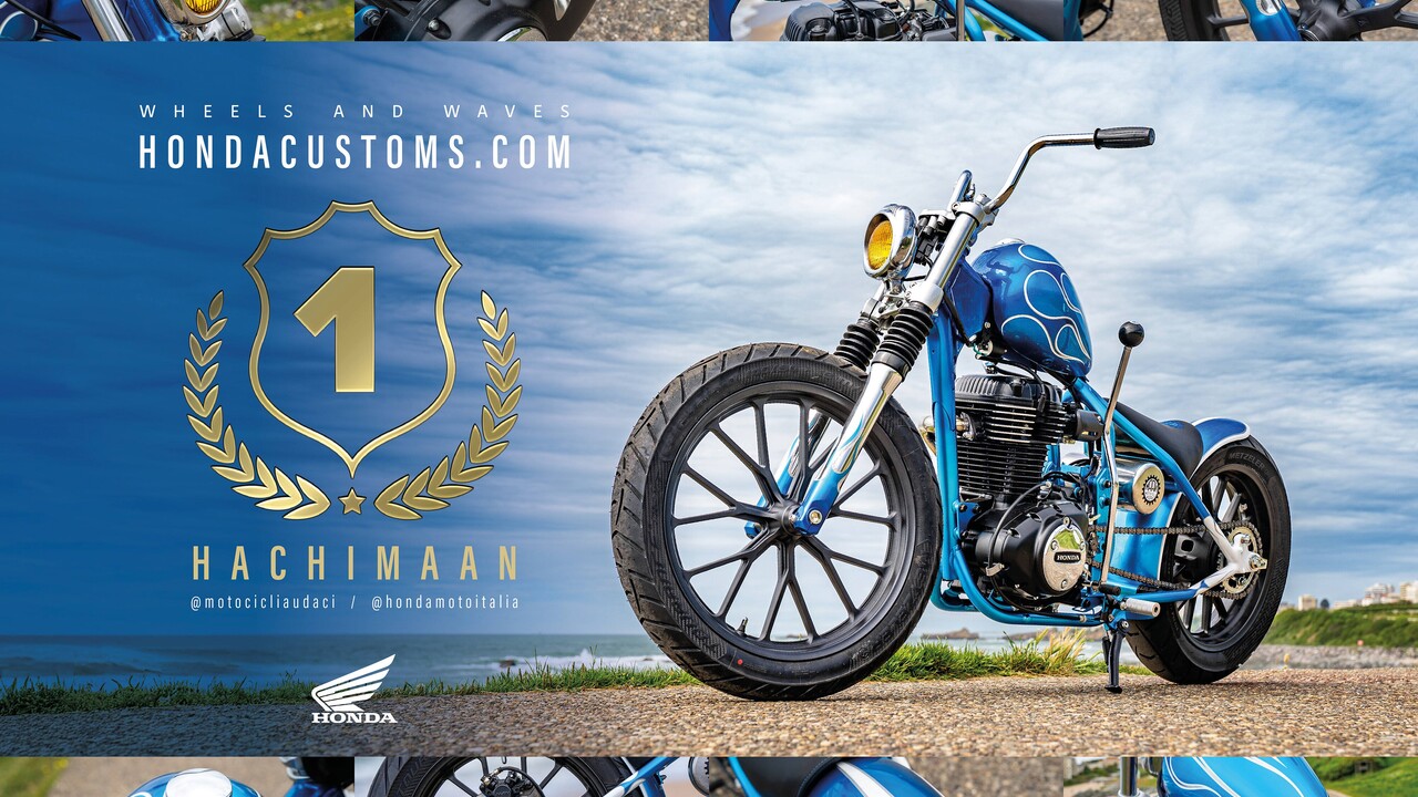 La préparation italienne Hachimaan remporte le concours Honda Customs