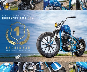 La préparation italienne Hachimaan remporte le concours Honda Customs 